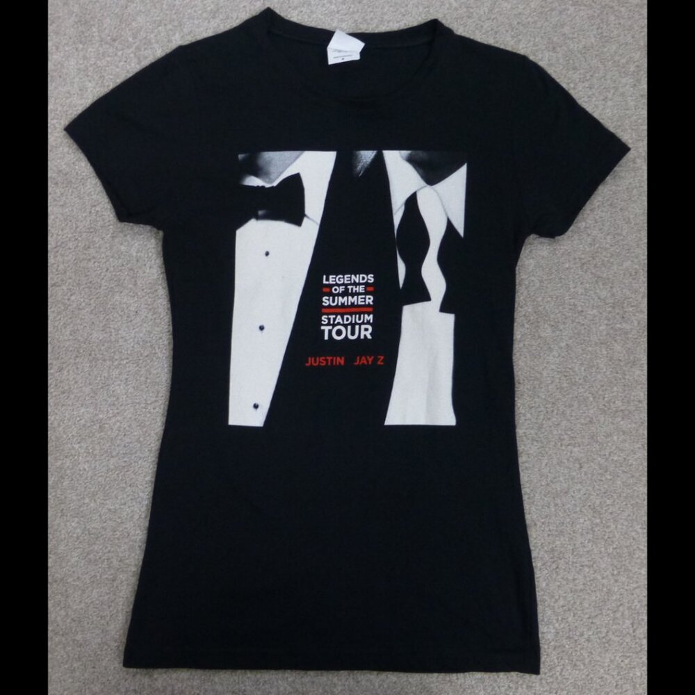 Jay-Z and Justin Timberlake Suit and Tie Legends of the Summer Stadium Tour 2013